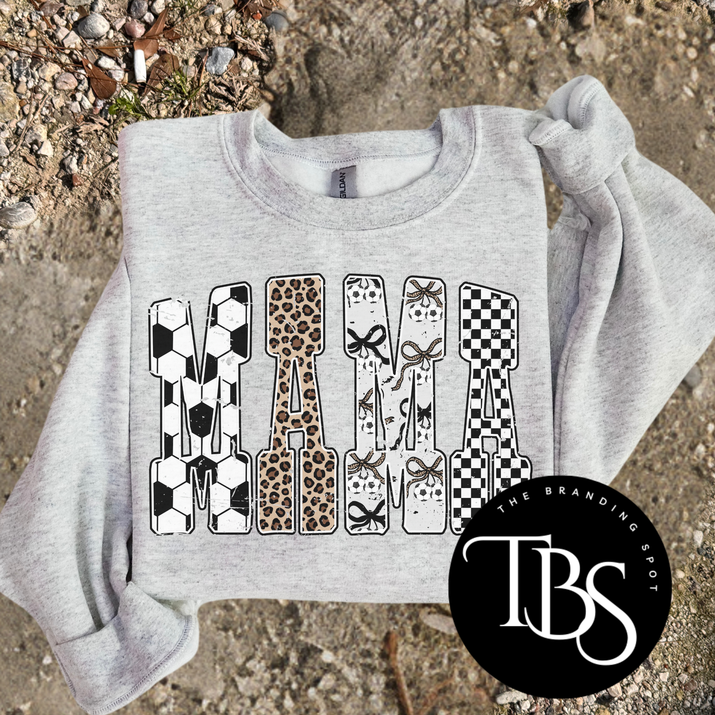 Soccer Mama Gildan Sublimated Crewneck Sweatshirt