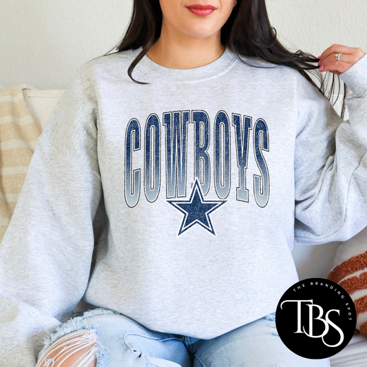 Vintage Pro Football Team Sublimated Crewneck Sweatshirt