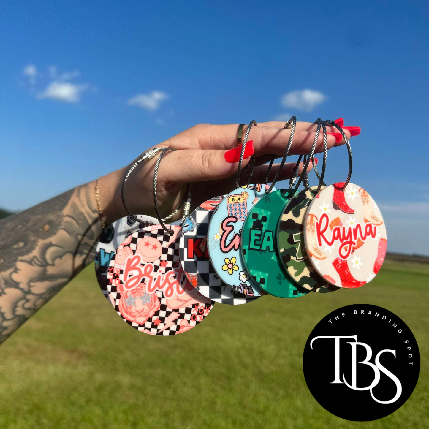 Personalized 3" Bag Tags