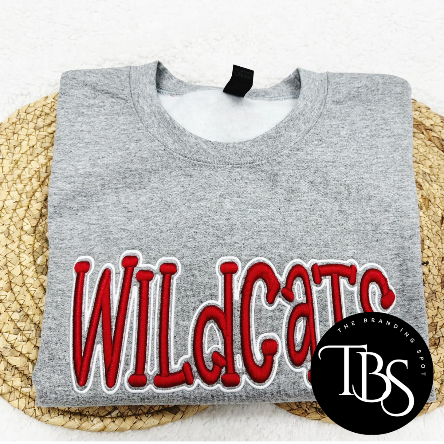 3D Puff Mascot Embroidered Sweatshirt