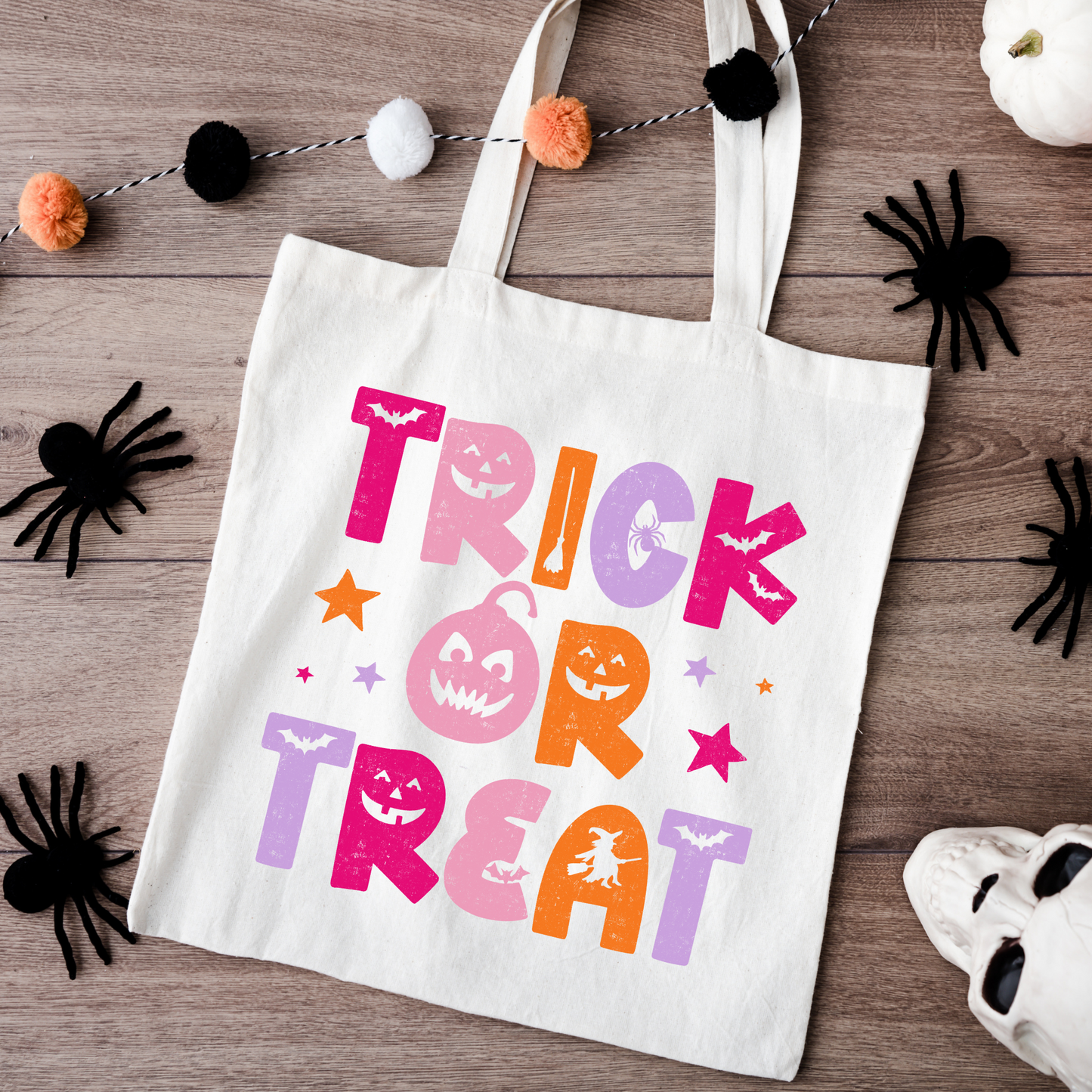 Trick or Treat (Pinks) Halloween Trick Or Treat Bag