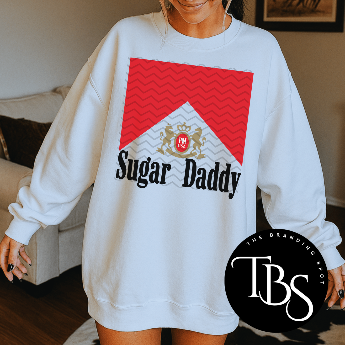 Sugar Daddy Sublimated Crewneck Sweatshirt