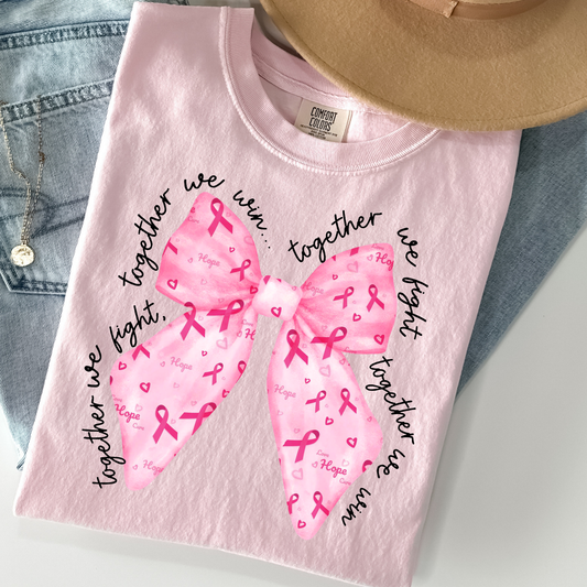 Together We Fight Ribbon Breast Cancer T-Shirt/Sweatshirt
