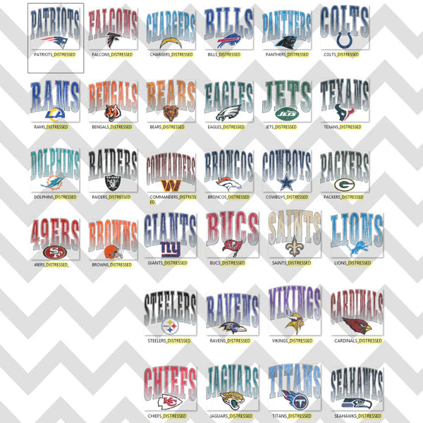 Vintage Pro Football Team Sublimated Crewneck Sweatshirt